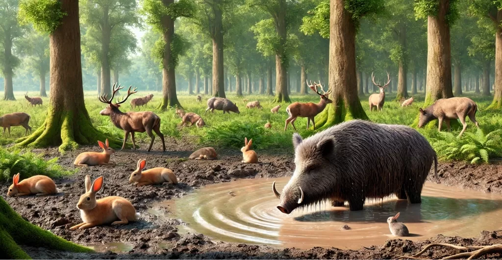 Hitzewelle in der Natur